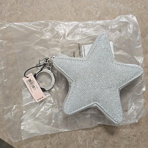 Victoria's Secret Silver Star Coin Pouch - Picture 2 of 4